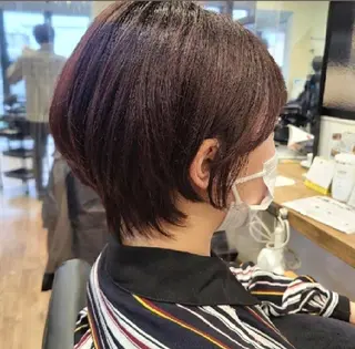 ショート カラー 関口 友菜のヘアスタイル