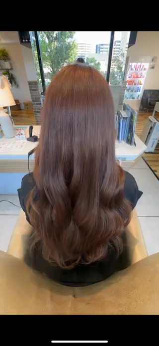 ロング カラー 宮垣 七海のヘアスタイル