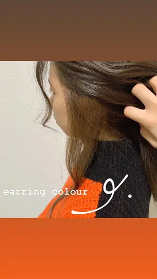 ロング カラー ヘアアレンジ yuka .のヘアスタイル