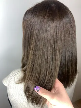 セミロング カラー 🫧ウルフカット/ 畑中結衣🫧のヘアスタイル