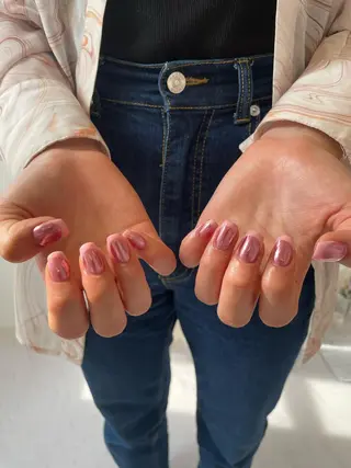 ネイル 束感まつ毛/ネイル/ LED♥KIRARAのマツエク・マツパデザイン