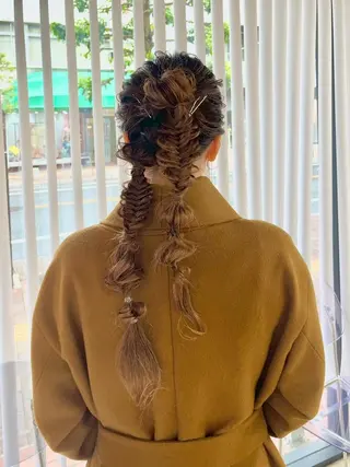 ヘアアレンジ お呼ばれヘア/セット /ヘアアレンジ/れいのヘアスタイル