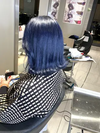 ミディアム カラー パーマ ヘアアレンジ メンズ キッズ ネイル マツエク・マツパ LINDOTOKYO梅田所属・酸性ストレート 髪質改善大槻勇樹のヘアスタイル