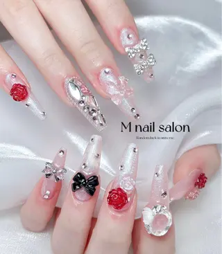 ネイル M🌷nail 長さだし専門店のネイルデザイン