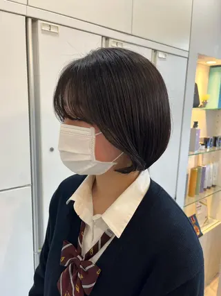 ショート メンズバレイヤージュ 斉藤春のヘアスタイル