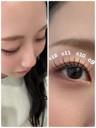 マツエク・マツパ proof arisaのマツエク・マツパデザイン