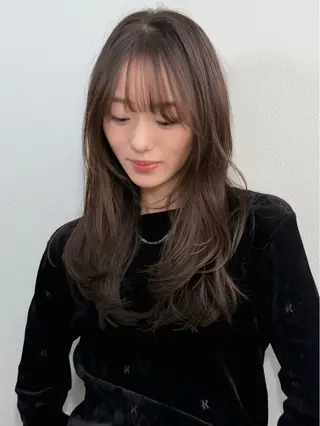 セミロング ✨透明感カラー 恵比寿HAYATO✨のヘアスタイル