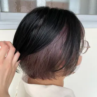 ショート カラー ヘアアレンジ maoブリーチ無し 似合わせカラーのヘアスタイル