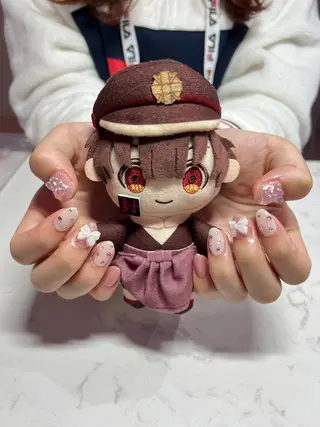 ネイル ちゅるんネイル🪄 耳ツボジュエリー🔗のネイルデザイン