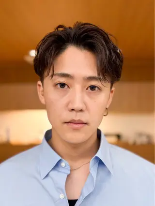 ショート パーマ メンズ 【メンズ縮毛矯正】 FILMS  軍司のヘアスタイル