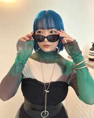 ショート カラー デザイン/レイヤー Kaito🐩/栄のヘアスタイル