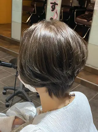 ショート 尾崎 優也のヘアスタイル