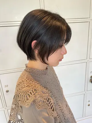 ショート 鶴岡で縮毛矯正なら お任せ！ハヤシナオミのヘアスタイル