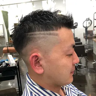 ショート メンズ 竹下 了史のヘアスタイル