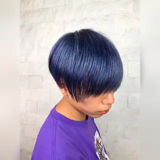 ショート 圧倒的美髪ストレート ツダケイタロウのヘアスタイル