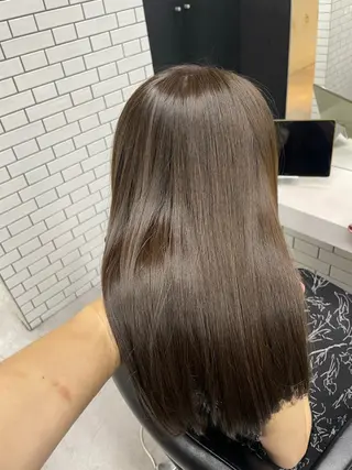 セミロング 美髪矯正/髪質改善 /氏原のヘアスタイル