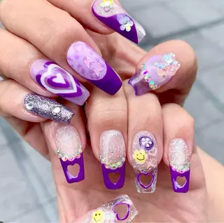 セミロング Hanaai Salon新宿店のネイルデザイン