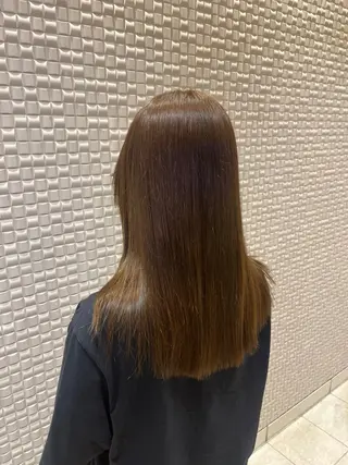 セミロング カラー 新宿 neolive アイカ🎀のヘアスタイル