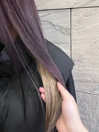 ロング カラー yui🥀/ボブ /ブリーチなしカラーのヘアスタイル