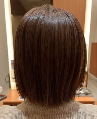 ミディアム 光石 季世のヘアスタイル