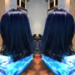 ミディアム カラー パーマ ヘアアレンジ メンズ キッズ ネイル マツエク・マツパ サロンドミルク 原宿のヘアスタイル