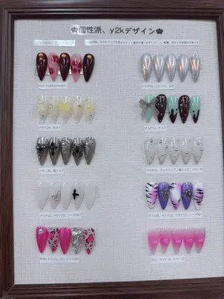 ネイル lucky nail 歌舞伎町のネイルデザイン