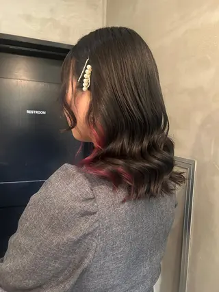 ミディアム カラー デザイン/アレンジ ❤︎イシイレイのヘアスタイル