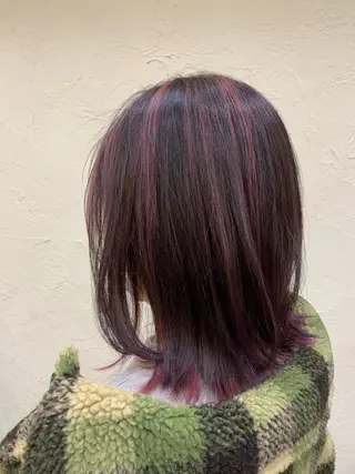 ミディアム in'dexhair U所属・ブリーチ🌈ハイトー ンカラー ✨アニカ✨のヘアスタイル