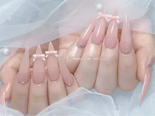 ネイル Camellia 長さだし& デザインのネイルデザイン