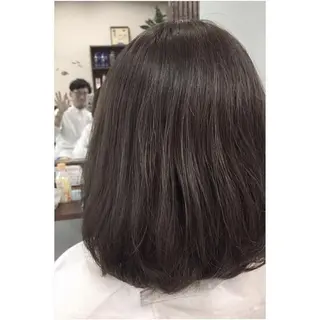 ミディアム カラー パーソナルカラー診断 できます　木曽　主博のヘアスタイル