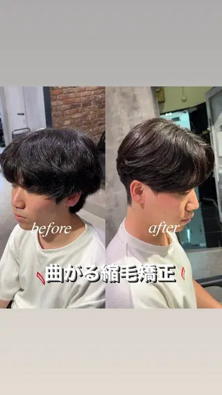 ショート メンズパーマ/縮毛 超特化/tomokiのヘアスタイル