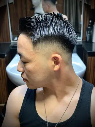 ショート メンズ 浅見 天翔のヘアスタイル