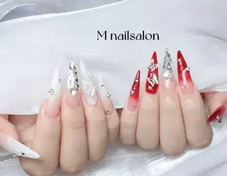 ネイル M🌷nail 長さだし専門店のネイルデザイン