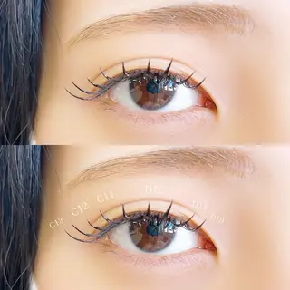 マツエク・マツパ MIGNON 冨田　当日予約のみのマツエク・マツパデザイン