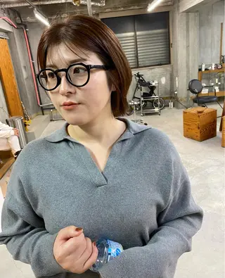 ショート カラー ヨシダ トオルのヘアスタイル