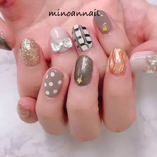 ネイル 美ノ庵ネイルサロン メトロポリタン前店のネイルデザイン