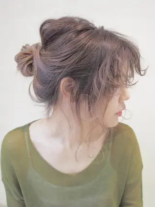 ミディアム ヘアアレンジ 似合わせカット🌿 前川のヘアスタイル