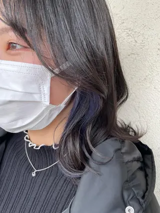ミディアム しもかわ かほのヘアスタイル