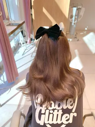 ミディアム カラー 韓国ヘア/レイヤー/ 顔まわり/りょーとのヘアスタイル