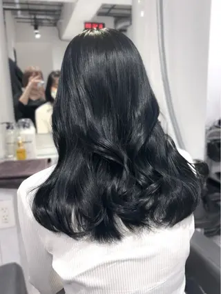 ロング カラー 表参道♡暗髪^ྀི 艶カラー♡アユミのヘアスタイル