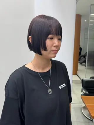 ショート ひかり／ショート ／似合わせカラーのヘアスタイル