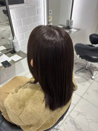 ミディアム カラー ケア特化🫧稲原 穂乃花のヘアスタイル