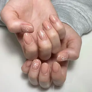 ネイル By moonネイル 🌷ワンホン/韓国風のネイルデザイン