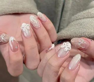 ネイル By moonネイル 🌷ワンホン/韓国風のネイルデザイン