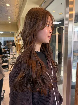 ロング カラー 伶風/ボブ/ ハッシュカットのヘアスタイル