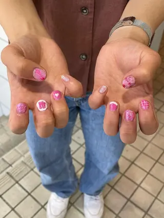 ネイル メンズ/艶髪/カラー サクラ🌸のヘアスタイル