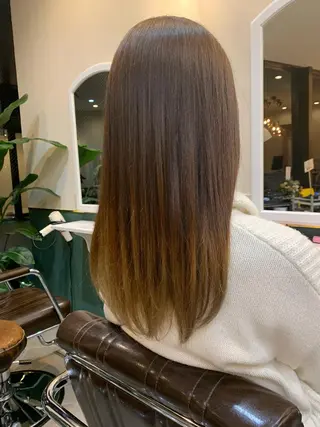 ロング 大木 華のヘアスタイル