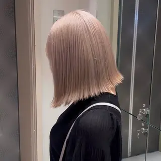 ミディアム benji sendai所属・YUIKA☆髪質改善 小顔カット艶カラーのヘアスタイル