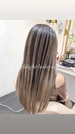 ロング カラー 大宮/バレイヤージュ /澤田隆誠のヘアスタイル