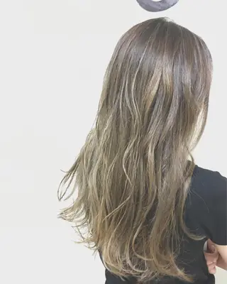 ロング カラー パーマ ヘアアレンジ メンズ キッズ ネイル マツエク・マツパ AUBE HAIRazul吉祥寺所属・綺麗な髪質にしたい方 限定🌈清水 祥のヘアスタイル